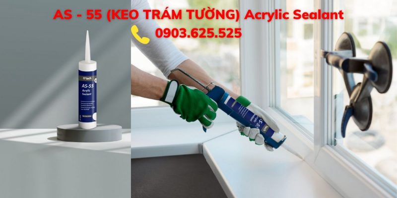 6.as 55 (keo TrÁm TƯỜng) Acrylic Sealant Chỉnh